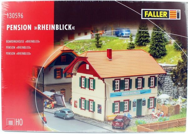 Faller 130596 1/87 Ölçek, Rheinblick Pansiyonu, Plastik Model Kiti