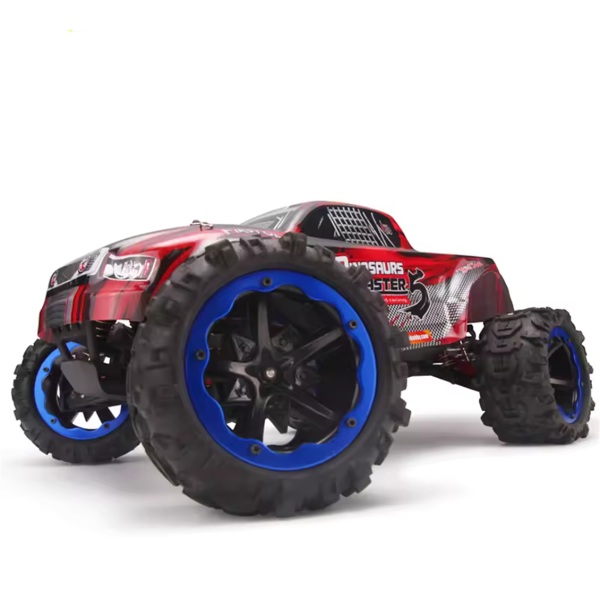 Remo 8036 1/8 Ölçek, 4WD Off Road PRO Monster Truck (Dinosaurs Master) Kırmızı Kaportalı, Fırçasız Motorlu, 7.4V 4200Mah Li-Po