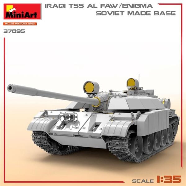 MiniArt 1:35 Iraklı T-55 Al Faw/Enigma. Sovyet Yapımı Kaide