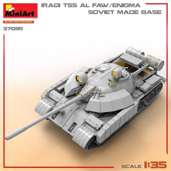 MiniArt 1:35 Iraklı T-55 Al Faw/Enigma. Sovyet Yapımı Kaide