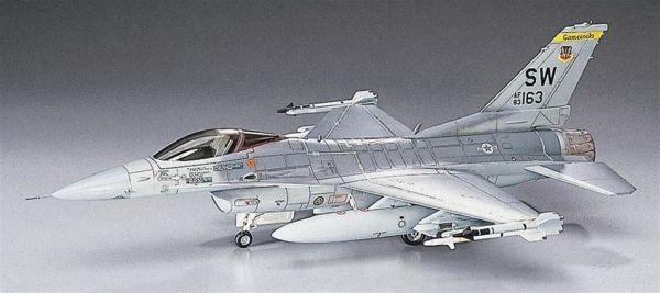 Hasegawa B2 232 1/72 Ölçek, F-16C Fighting Falcon, Savaş Uçağı, Plastik Model kiti