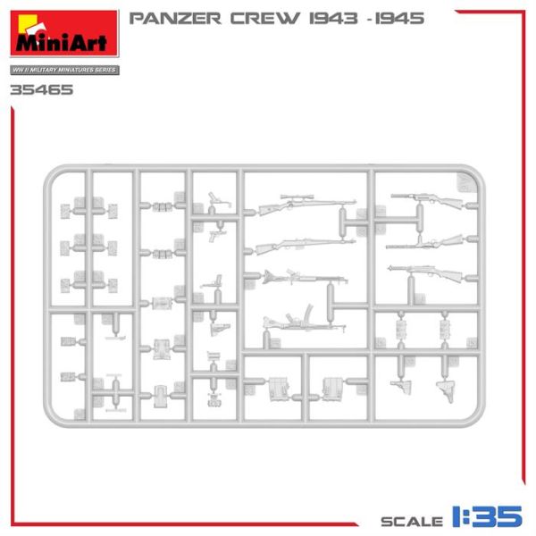 MiniArt 1:35 Panzer Mürettebatı (1943-1945)