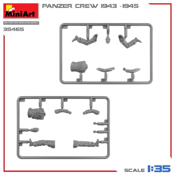 MiniArt 1:35 Panzer Mürettebatı (1943-1945)