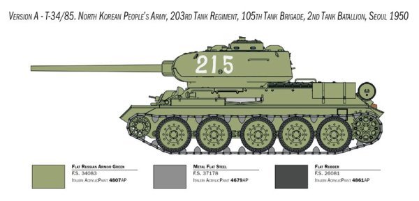 T-34/85 Korean War