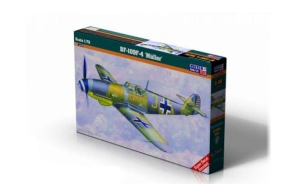 Mistercraft C038 1/72 Ölçek, BF-109F-4 (Muller) Savaş Uçağı, Plastik Model kiti