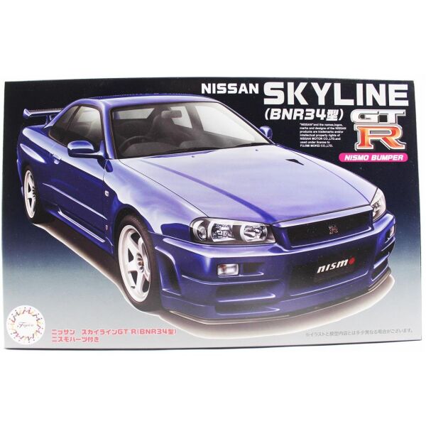 Fujimi ID-64 04660 1/24 Ölçek, Nissan Skyline R34GTR Nismo, Otomobil Plastik Model Kiti