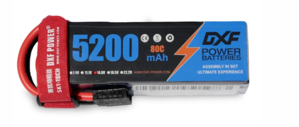 DXF Power 14.8V 4s 5200mAh 80C Softcase Lipo Batarya