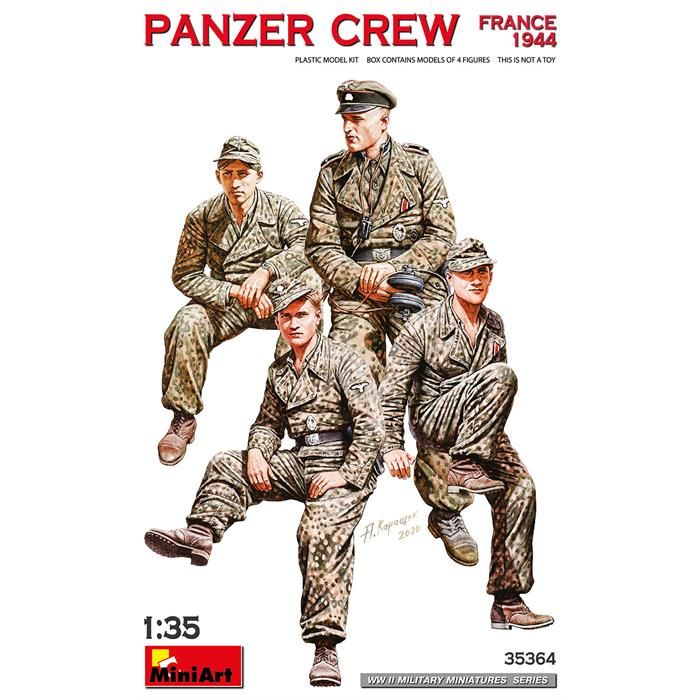 MiniArt Panzer Mürettebatı. Fransa 1944