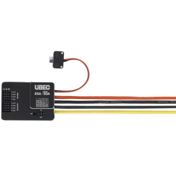 Hobbywing 30606000 UBEC, HV, 25 Amper, 3-18S LiPo