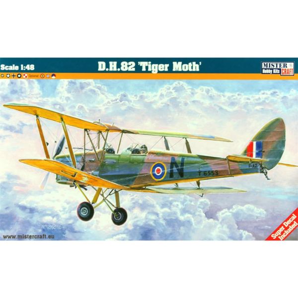 Mistercraft E041 1/48 Ölçek, Piper Cup L-4H Eğitim Uçağı, Plastik Model kiti