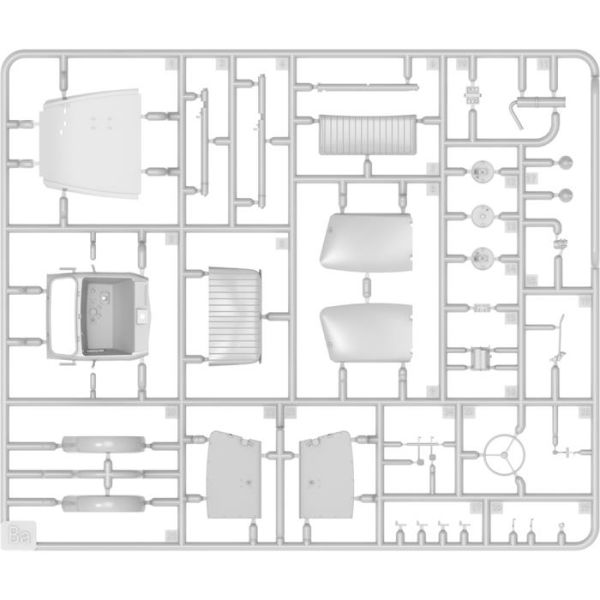 MiniArt Tempo E400 Kastenwagen 3 Tekerlekli, Kapalı Kasa Sevkiyat Aracı