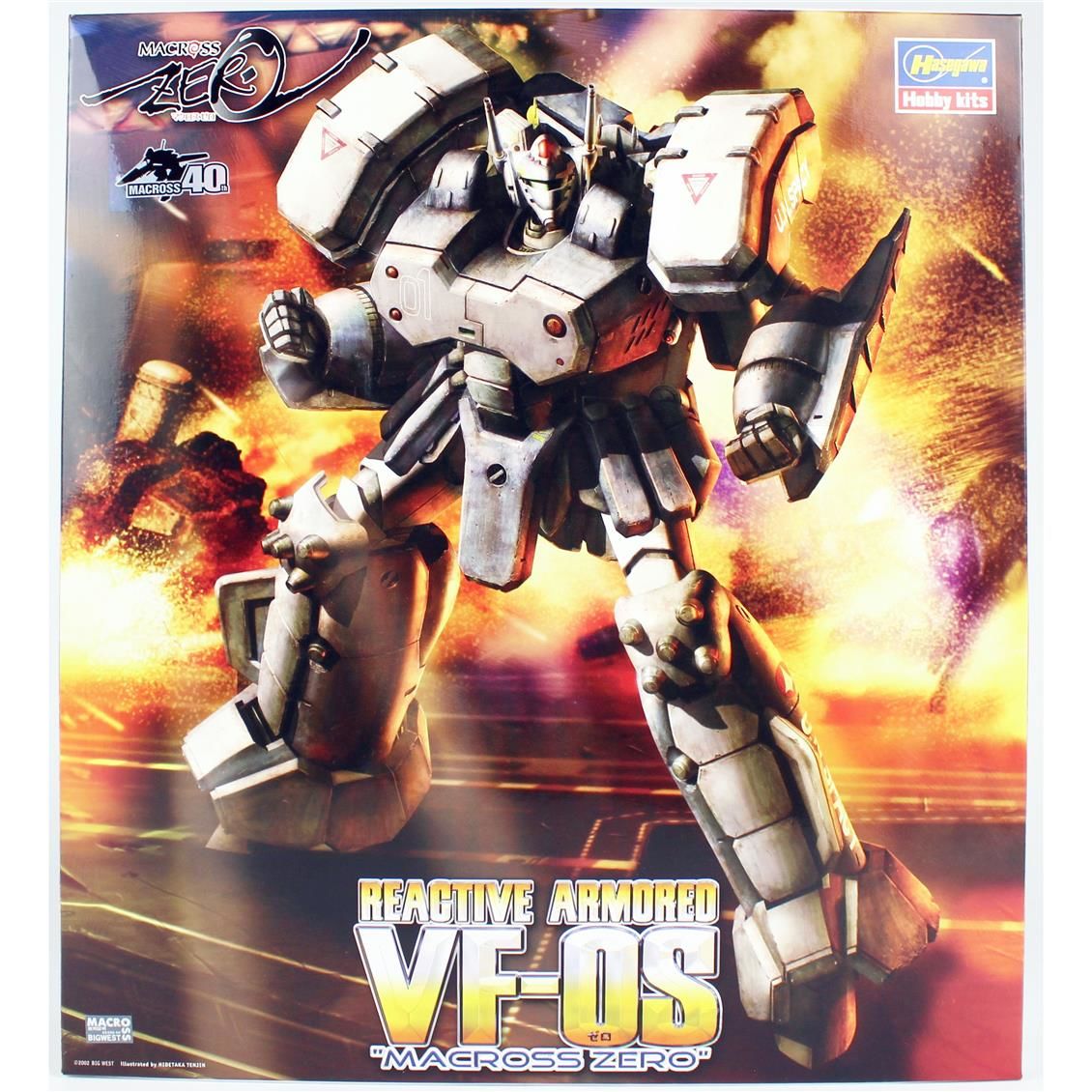 Hasegawa 21 65721 1/72 Ölçek, Reactive Armored vf-0s (Macross Zero), Macross-Robotech TV Serisi, Bilim Kurgu, Plastik Model kit