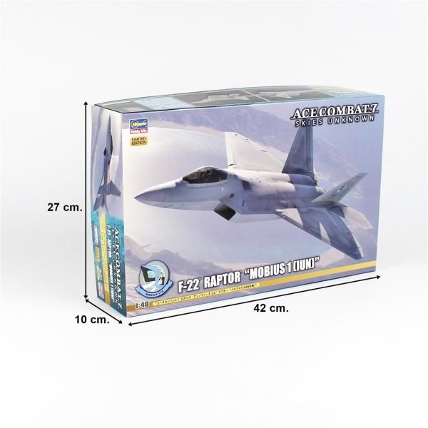 Hasegawa SP571 52371 1/48 Ölçek, Ace Combat (7 Skies Unknown) F-22 Raptor (Mobius 1)