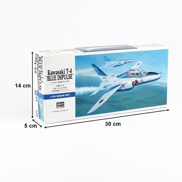 Hasegawa D11 1441 1/72 Ölçek, KawasakiT-4 (Blue Impulse), Savaş Uçağı, Plastik Model kiti