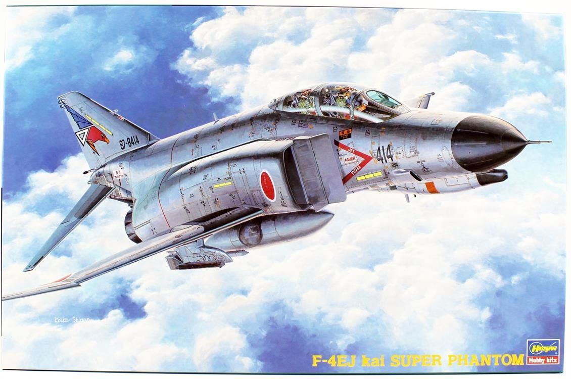 Hasegawa PT7 7207 1/48 Ölçek, F-4EJ KAI Phantom II (Super Phantom), Savaş Uçağı, Plastik Model kiti