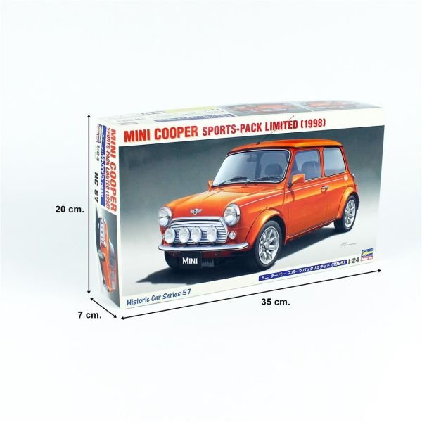 Hasegawa HC57 21157 1/24 Ölçek, Mini Cooper Sports-Pack Limited (1998) Otomobil, Plastik Model kiti