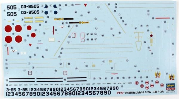 Hasegawa PT27 7227 1/48 Ölçek, Mitsubishi F-2A, Savaş Uçağı, Plastik Model kiti