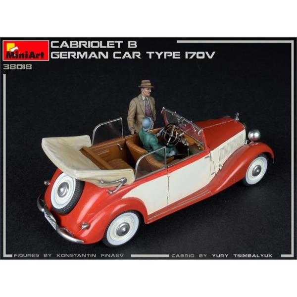 MiniArt 170V Cabriolet B Alman Arabası