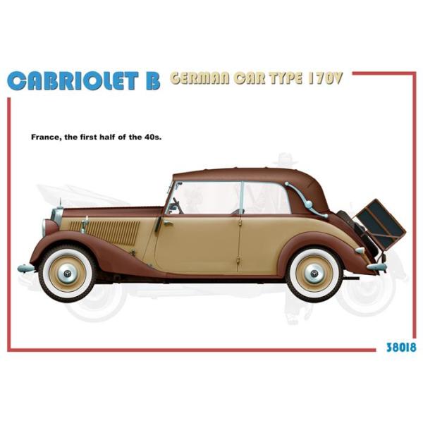 MiniArt 170V Cabriolet B Alman Arabası