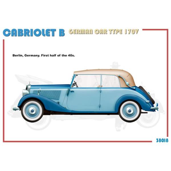 MiniArt 170V Cabriolet B Alman Arabası