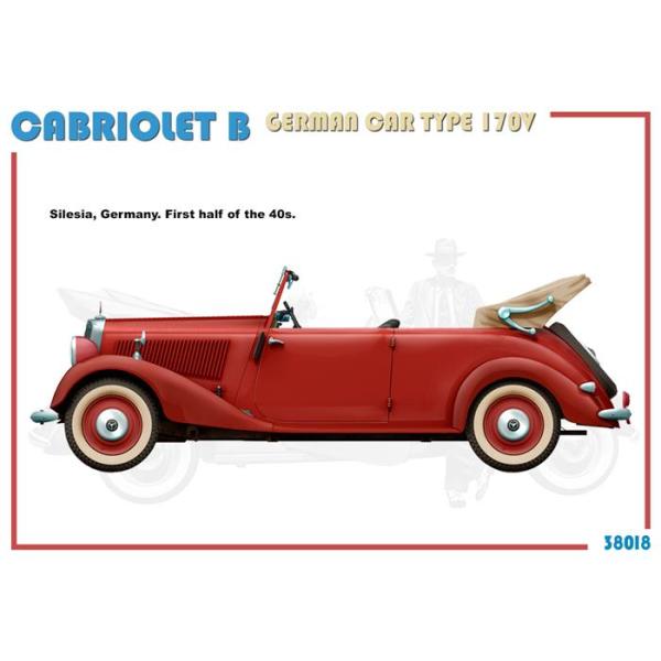 MiniArt 170V Cabriolet B Alman Arabası