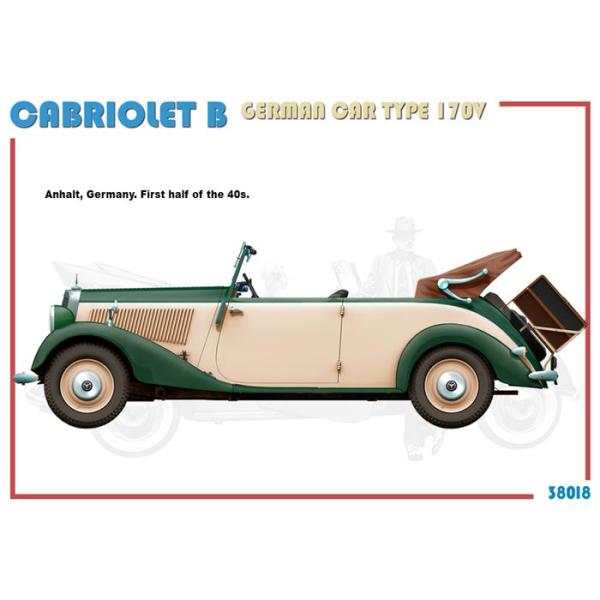 MiniArt 170V Cabriolet B Alman Arabası