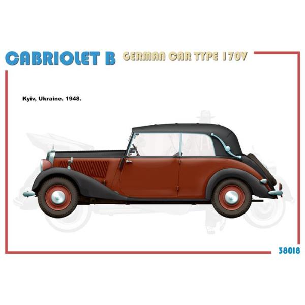 MiniArt 170V Cabriolet B Alman Arabası