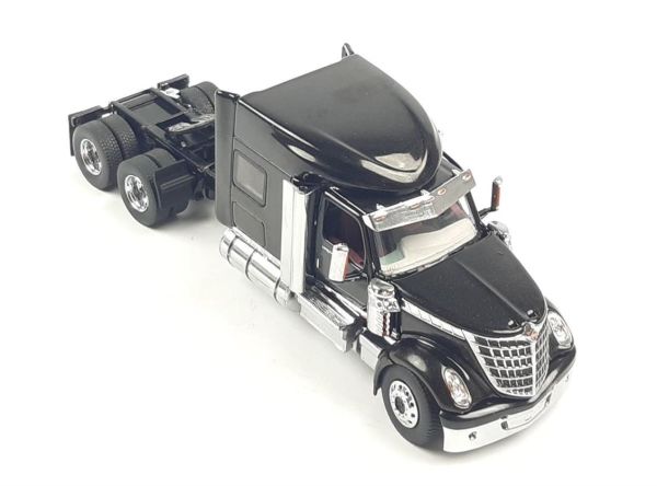 Diecast Masters 71023 1/50 Ölçek, International LoneStar Kabinli Çekici, Kapıları açılır, Siyah, Sergilemeye Hazır Metal Model