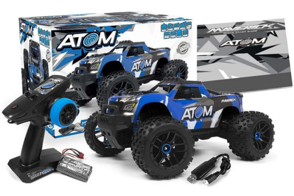 Maverick RC Atom 1/18 4WD Electric Truck - Blue