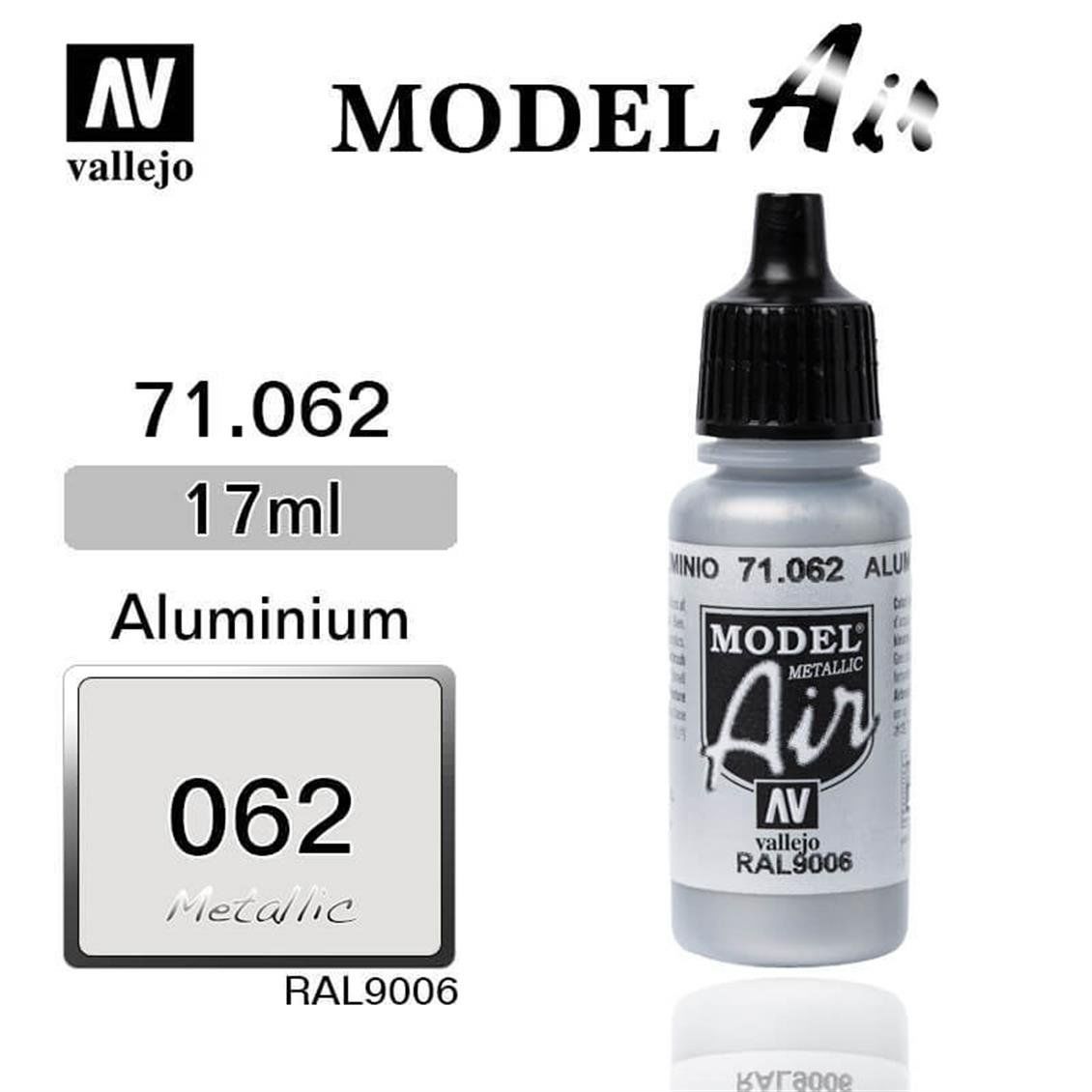 Vallejo 71062 17 ml. Aluminium, Model Air Serisi Model Boyası