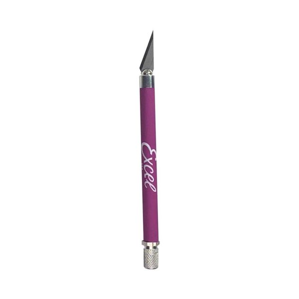 Excel K18 Grip-On Knife Purple With Safety Cap