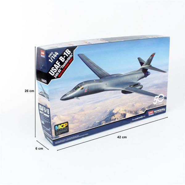 Academy 12620 1/144 Ölçek, ABD Hava Kuvvetleri B-1B Lancer Savaş Uçağı , Plastik Maketi