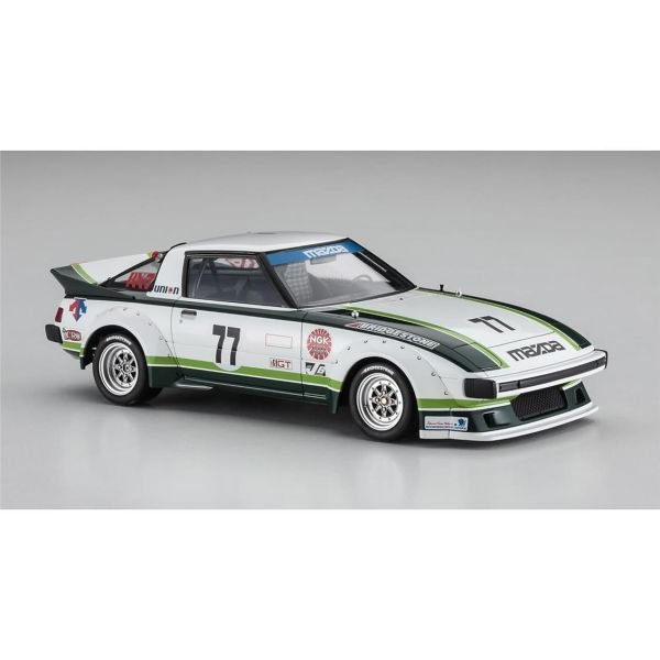 Hasegawa 20661 1/24 Ölçek, Mazda Savanna RX-7 (SA22C) (1979 Portland Car No.77), Yarış Aracı, Plastik Model kiti