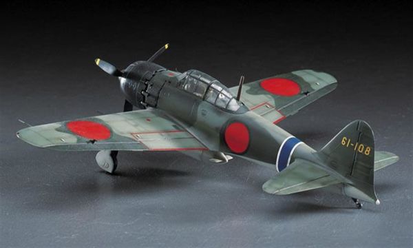 Hasegawa JT23 19123 1/48 Ölçek, MitsubishiI A6M5 Zero Fighter Type 52 (Zeke), Savaş Uçağı, Plastik Model kiti