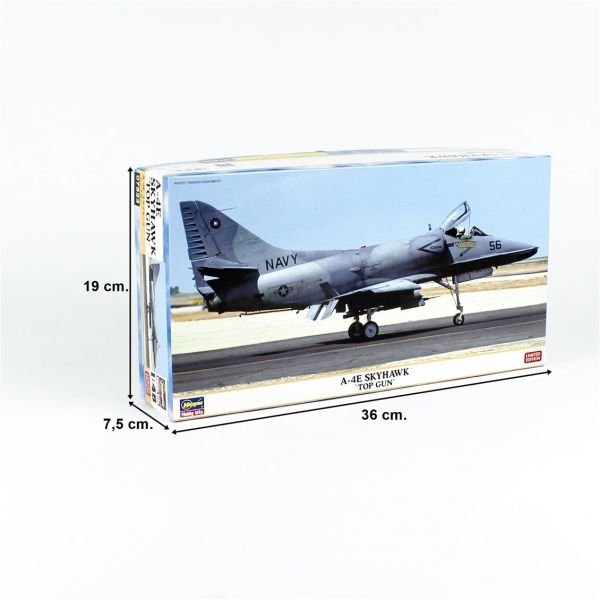 Hasegawa 7523 1/48 Ölçek, A-4E Skyhawk (Top Gun), (Limited Edition), Savaş Uçağı, Plastik Model kiti