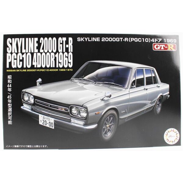 Fujimi ID-3 04715 1/24 Ölçek, Nissan PGC-10 GT-R 1969 , Otomobil Plastik Model Kiti