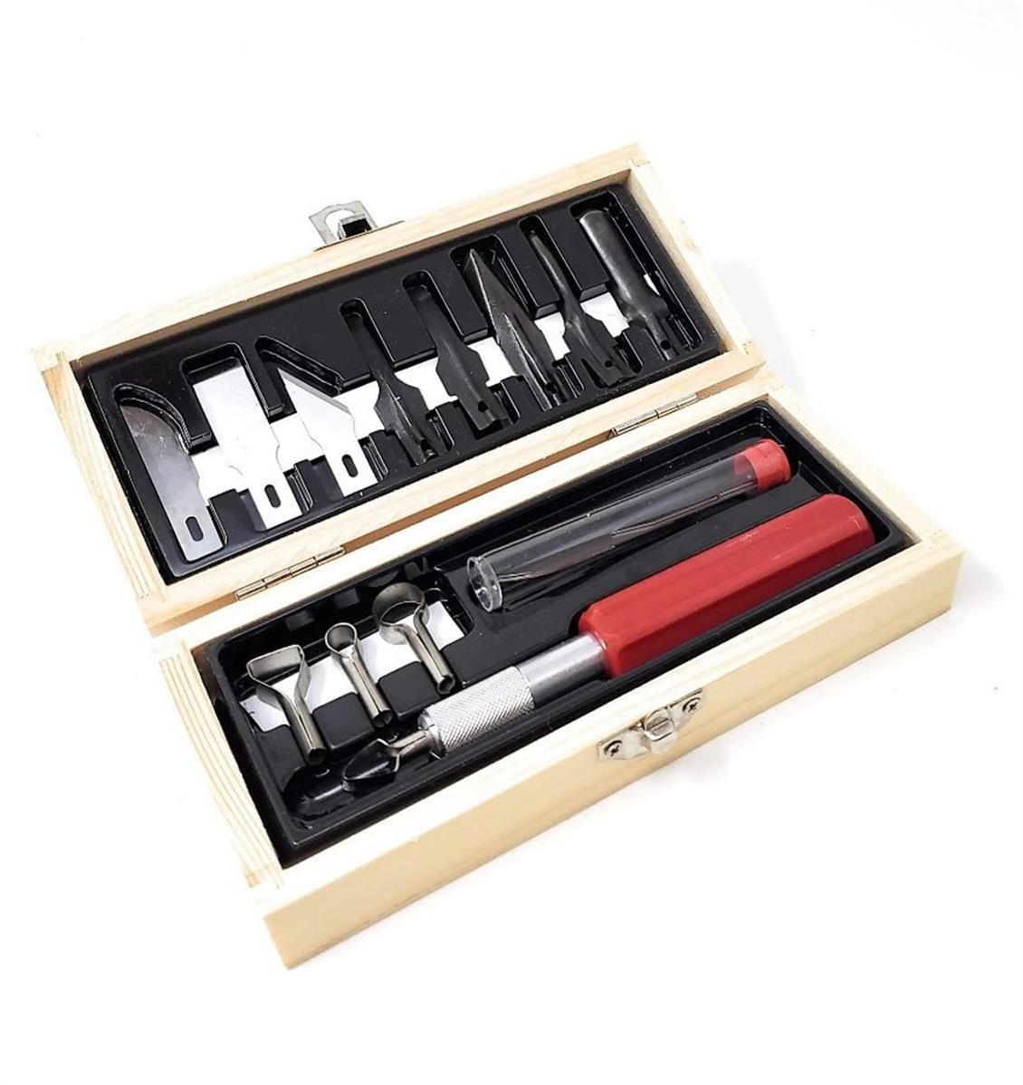 Excel Woodworking Set - Wooden Box, Carded