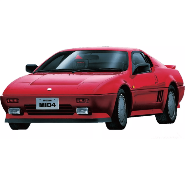 Fujimi ID-59 04718 1/24 Ölçek, Nissan MID4, (Cam Boyama Maskesi ile), Otomobil Plastik Model Kiti