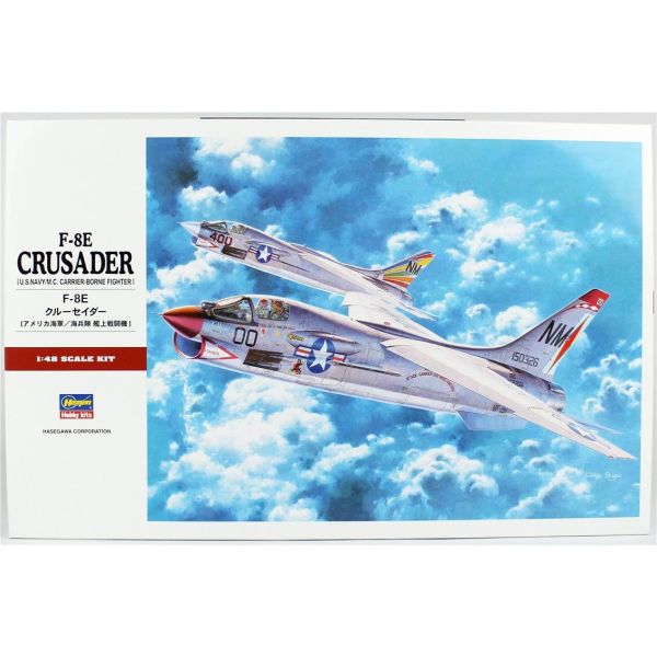 Hasegawa PT25 7225 1/48 Ölçek, F-8E Crusader, Savaş Uçağı, Plastik Model kiti