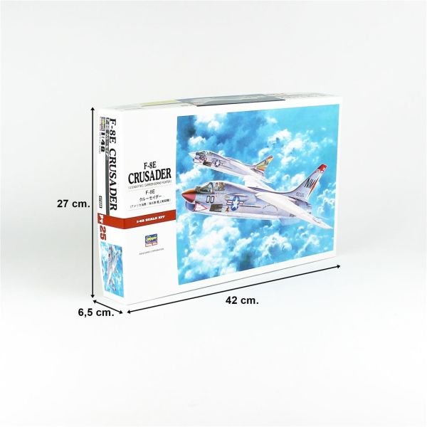 Hasegawa PT25 7225 1/48 Ölçek, F-8E Crusader, Savaş Uçağı, Plastik Model kiti