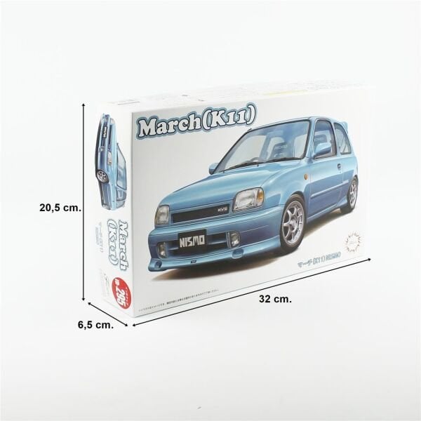 Fujimi ID-295 04736 1/24 Ölçek, Nissan March (K11) Nismo, Otomobil Plastik Model Kiti