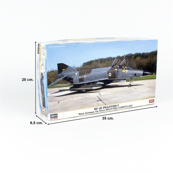 Hasegawa 2445 1/72 Ölçek, RF-4E Phantom II (West German Air Force Splıtter Camouflage),(Lim. Ed) Savaş Uçağı, Plastik Model kit