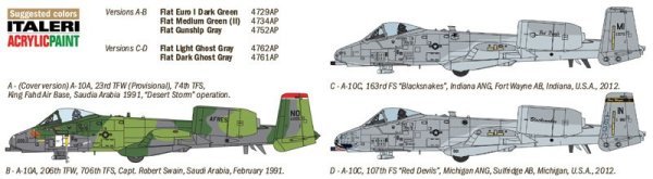 A-10 A/C THUNDERBOLT ll - GULF WAR