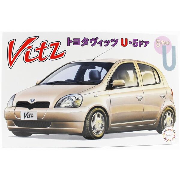 Fujimi ID-23 04738 1/24 Ölçek, Toyota Vitz 5doors Type U, Otomobil Plastik Model Kiti