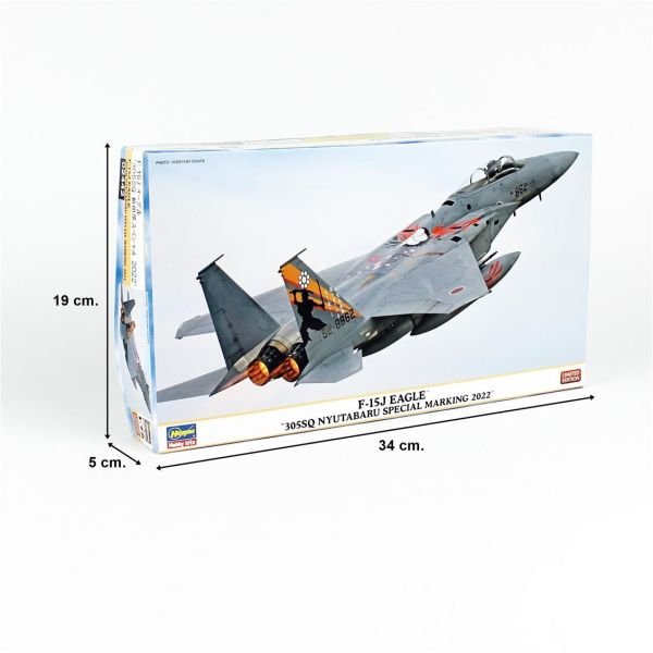 Hasegawa 2442 1/72 Ölçek, F-15J Eagle (305sq Nyutabaru Special Marking 2022), (Limited Edition), Savaş Uçağı, Plastik Model kit