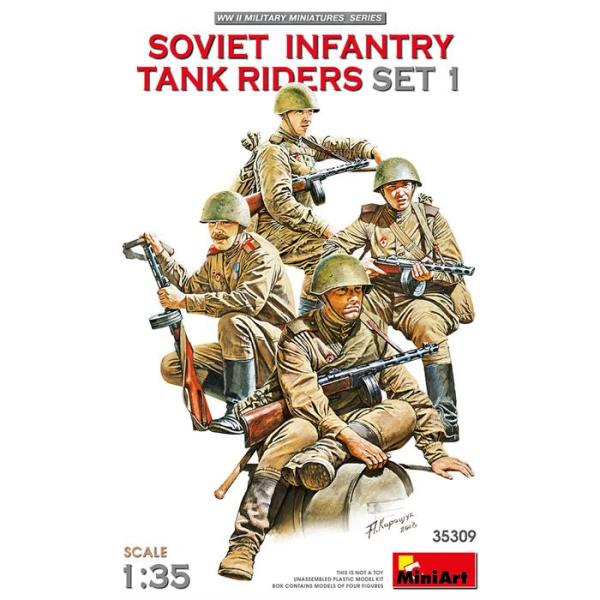 MiniArt Sovyet Tankçı Piyade Erleri Set I