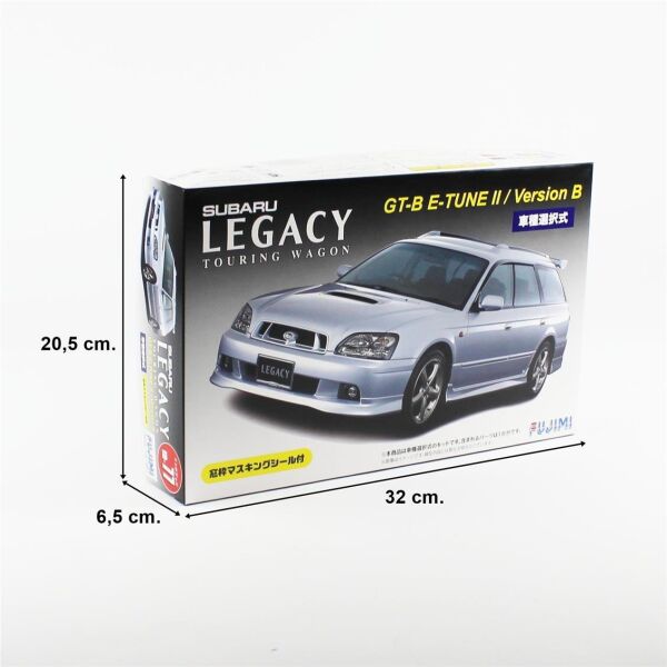 Fujimi ID-77 04751 1/24 Ölçek, Subaru Legacy Touring Wagon GT-B E-tuneII / Version B, (Cam Boyama Maskesi ile), Otomobil Plasti