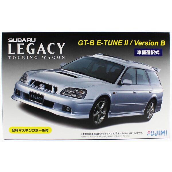 Fujimi ID-77 04751 1/24 Ölçek, Subaru Legacy Touring Wagon GT-B E-tuneII / Version B, (Cam Boyama Maskesi ile), Otomobil Plasti