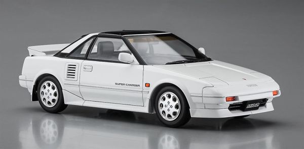 Hasegawa HC45 21145 1/24 Ölçek, Toyota MR2 (AW11) Late Version G-Limited Super Charger (T Bar Roof), Otomobil Plastik Model Kit