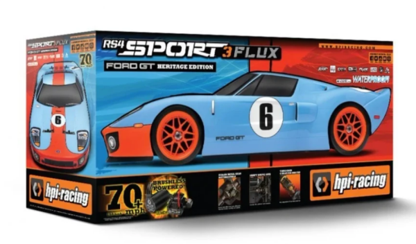 HPI 1/10 RS4 SPORT 3 FLUX FORD GT HERITAGE EDITION